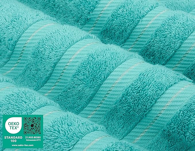 American Soft Linen Luxury 6 Piece Towel Set, 2 Bath Towels 2 Hand Towel 2