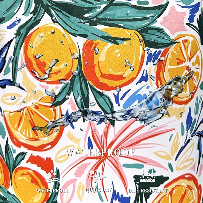 Tropical Fruit Orange Laundry Hamper Summer Colorful Laundry Basket