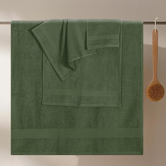 GLAMBURG Ultra Soft 8-Piece Towel Set