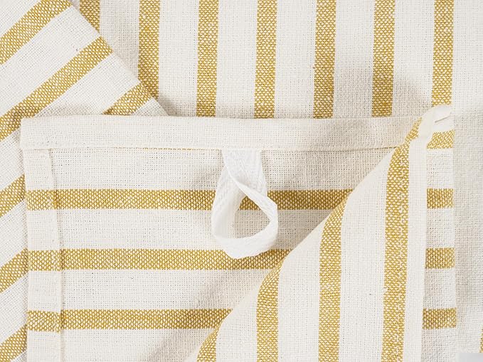 KAF Home Assorted Flat Kitchen Towels | 100% Cotton