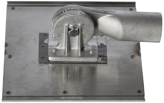 Kraft Tools CC026 8"x8" Stainless Steel Walking Seamer/Groover 1/2"R w/Threaded Handle Socket