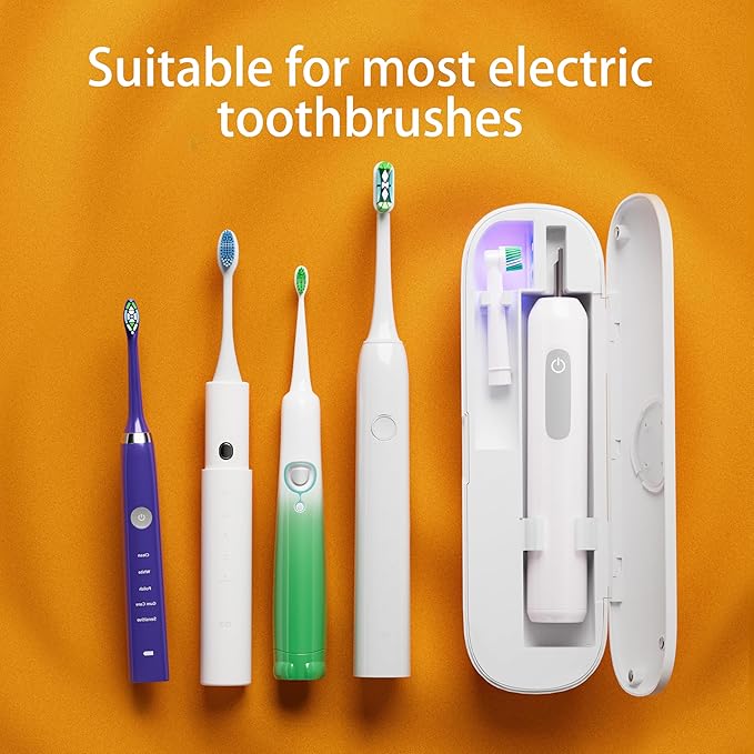 iHave Toothbrush Sanitizer for Electric Toothbrushes, Portable UV Toothbrush