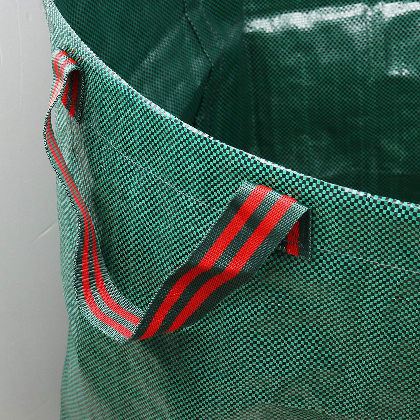 FLORA GUARD 3-Pack 272L Garden Waste Bags - Heavy Duty Garden Bags with Handles, Garden Sacks Reusable