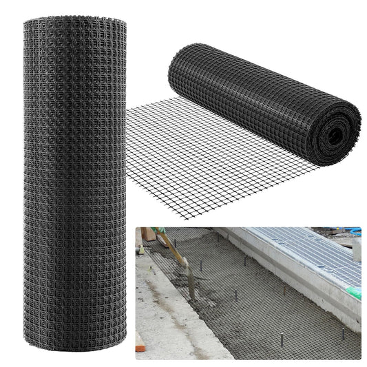 Wesnoy 4ft x 50ft Bi-Directional Universal Retaining Wall Geogrid Driveway Stabilization Grids Gravel Grid Walls Geocell Geogrid for Retaining Wall