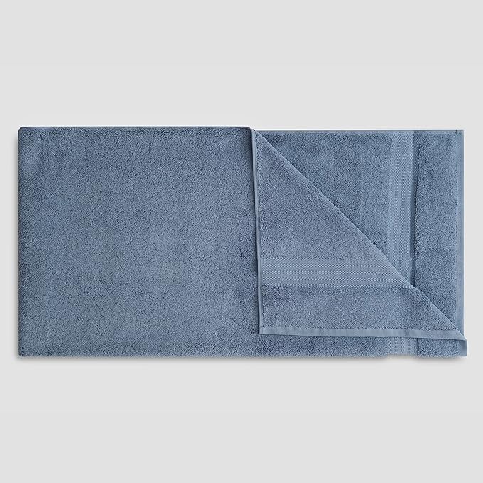 Fabdreams 100% Organic Cotton Bath Sheet Set of 2 700 GSM Oversized Towels