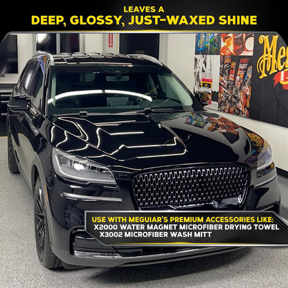 Meguiar's Ultimate Car Wash & Wax 1.4L, Shampoo that Leaves a Deep, Glossy, Just-Waxed Shine - G17748EU
