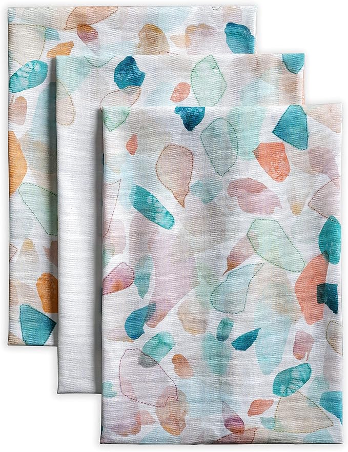 Maison d' Hermine Kitchen Towels Set of 3 100% Cotton 27.50" x 20" Reusable