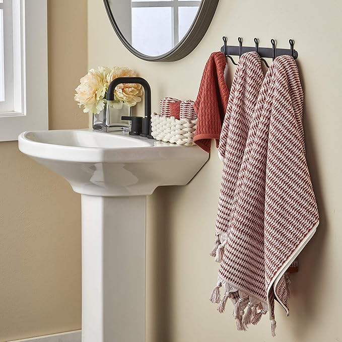 SKL Home Longborough 100% Turkish Cotton Premium Bath Towel, 640 GSM, Soft &