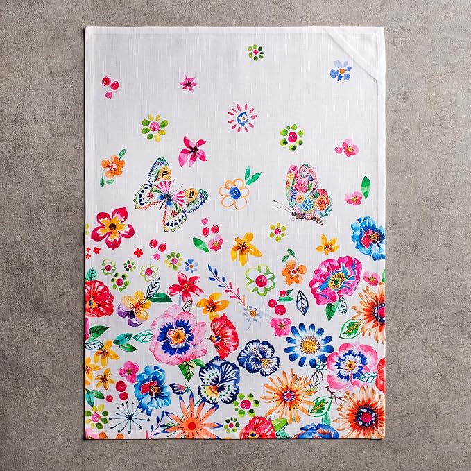 Maison d' Hermine Kitchen Towels Set of 3 100% Cotton 27.50" x 20" Reusable