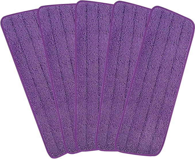 16.5 inch Reusable Mop Pads Microfiber Spray Mop Replacement Heads