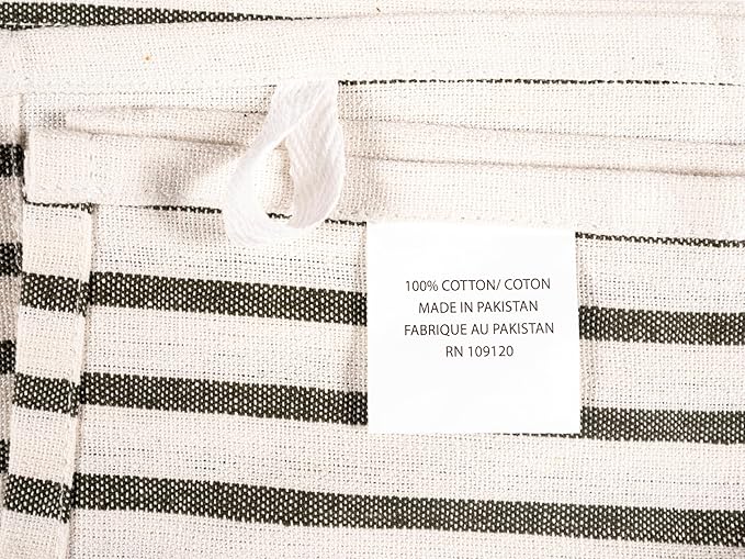 KAF Home Assorted Flat Kitchen Towels | 100% Cotton
