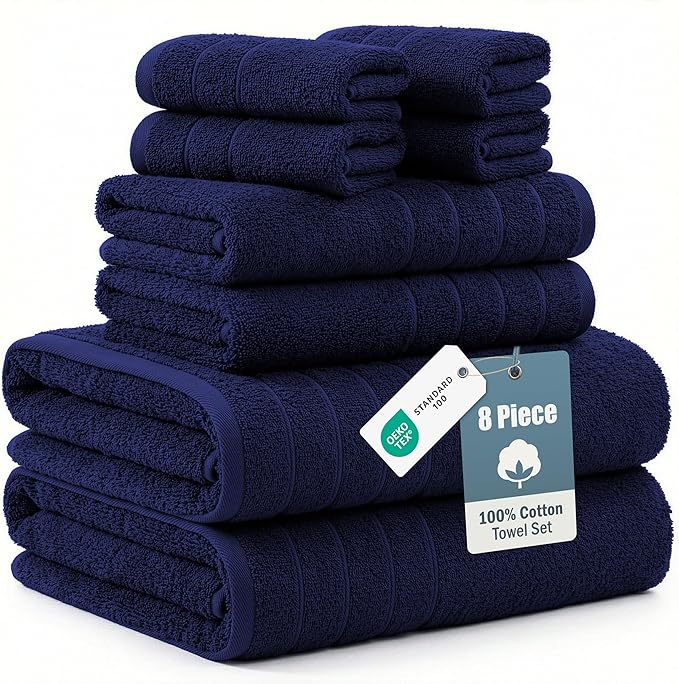 Casa Platino 100% Cotton Bath Towels
