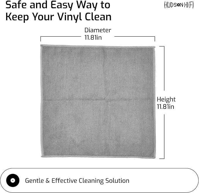 Hudson Hi-Fi Anti Static Microfiber Record Cleaning Cloth