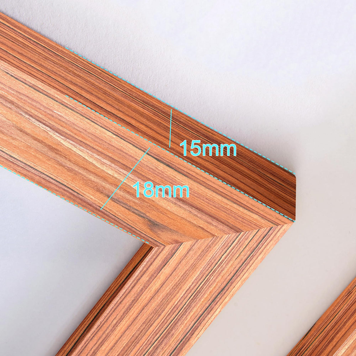 TONES FRAME DESIGN 11x14 Solid Wood Frames Set of 3,Red Wood Picture Frame can Display Photo 8x10 With Mat or 11x14 Without Mat,Poster Frame for Wall Home Decor,3 Pack