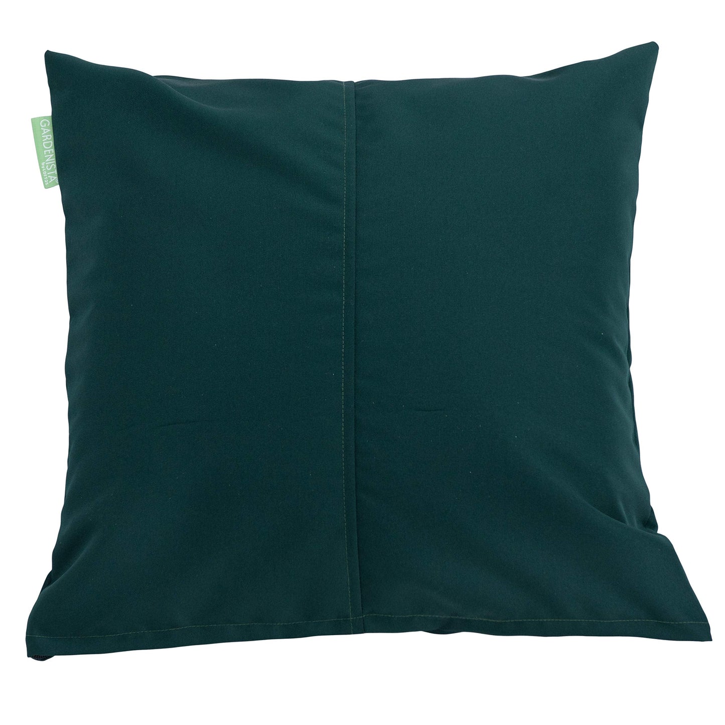 Gardenista Large Garden Scatter Cushion | Water Resistant Hollowfibre Filled Outdoor Seating Furniture Pillow | Great for Patio Rattan Chairs | Comfy & Lightweight (1, Green)