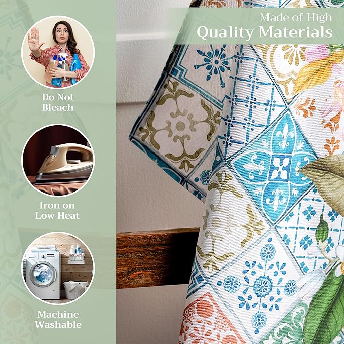 Maison d' Hermine Kitchen Towels Set of 3 100% Cotton 27.50" x 20" Reusable