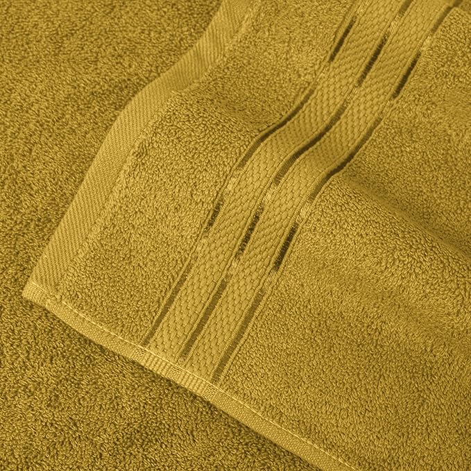 Elegant Comfort Three Line Popcorn Towel Set