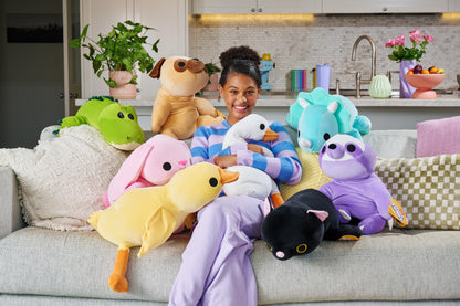 Hug-A-Lumps by ZURU, Cuddly Squishy Comfort Plush, Weighted Plush 1.5kg/3.3 pound, Goose (Mav)