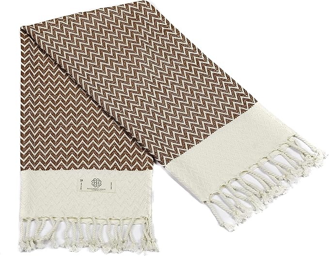 Madamelique Exclusive Hand Towels Set of 2-18 x 40 Inches