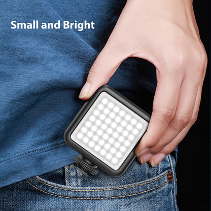 ULANZI VL49 Camera Light, Led Video Light Dimmable with 2000 mAh Battery, Portable Light Photography Rechargeable, Brightness Adjustable for Youtube,Studio,Livestreaming,DSRL,Camcorder Shooting