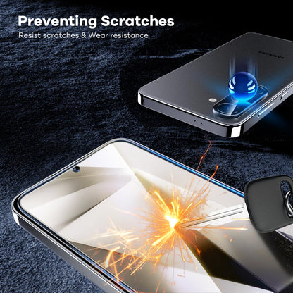 AACL 3-Pack for Samsung Galaxy S25 Ultra Screen Protector Tempered Glass, 9H Glass for S25 Ultra Screen Protector 5G, [Fast Alignment Tool] [Bubble Free] [6.9 Inch]