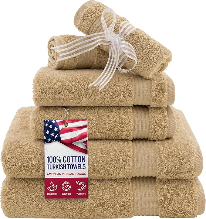American Veteran Towel, 6 Piece Towel Set