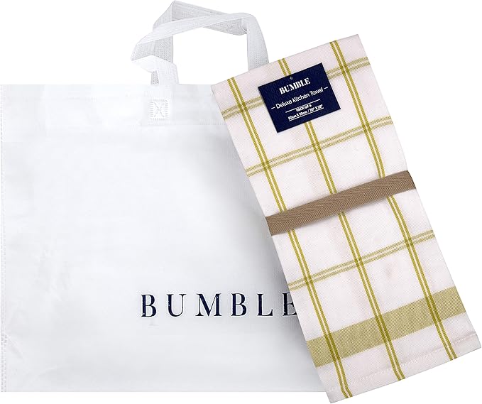 Premium Kitchen Towels | Large Cotton Dish Towels | Flat & Terry Highly