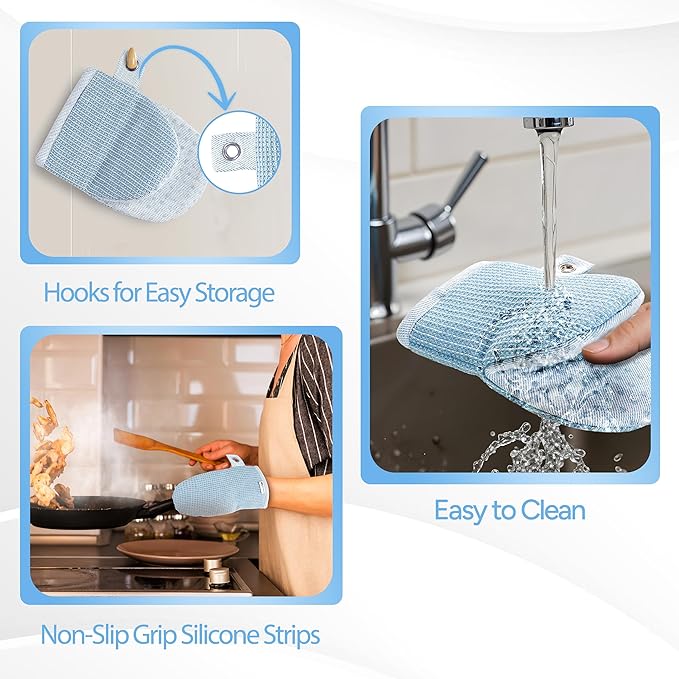 Casa Platino BBQ Gloves & Potholders Set, Pot Holder