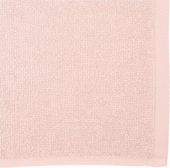 Amazon Basics face Towels for Bathroom, 100% Cotton Extra Absorbent washcloth