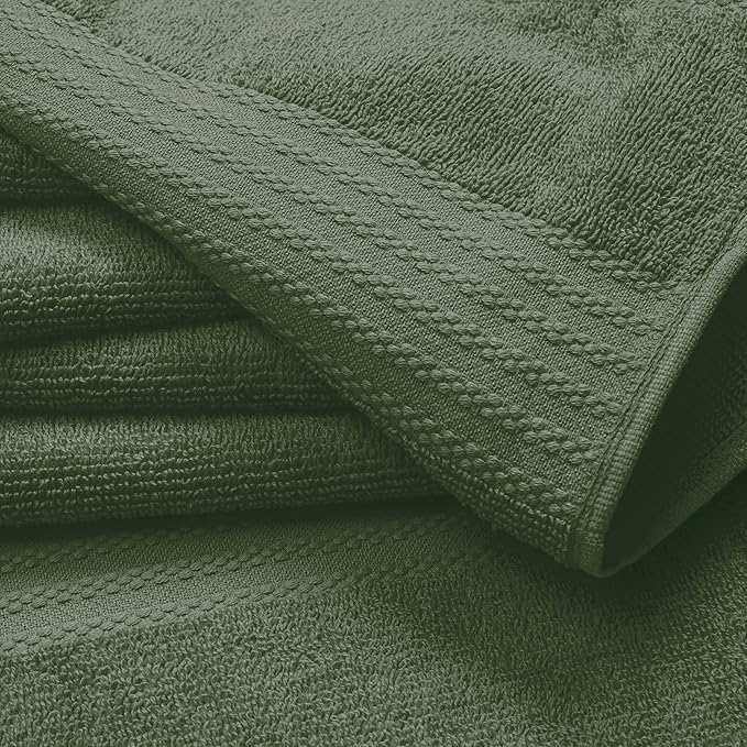 GLAMBURG Ultra Soft 8-Piece Towel Set
