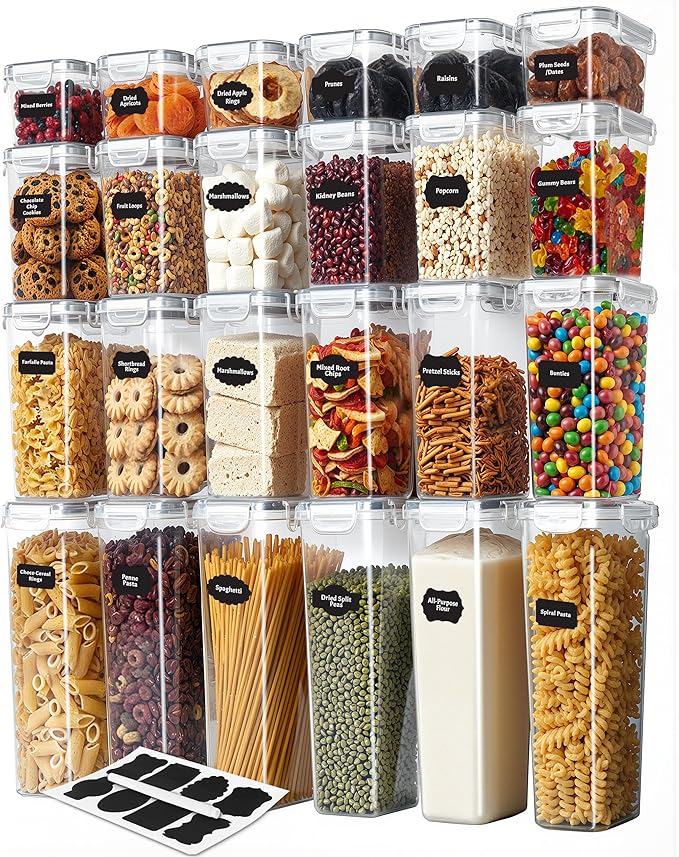 KICHLY Airtight Food Storage Containers Set