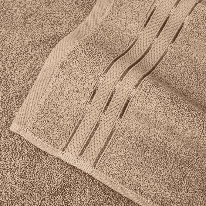 Elegant Comfort Three Line Popcorn Towel Set