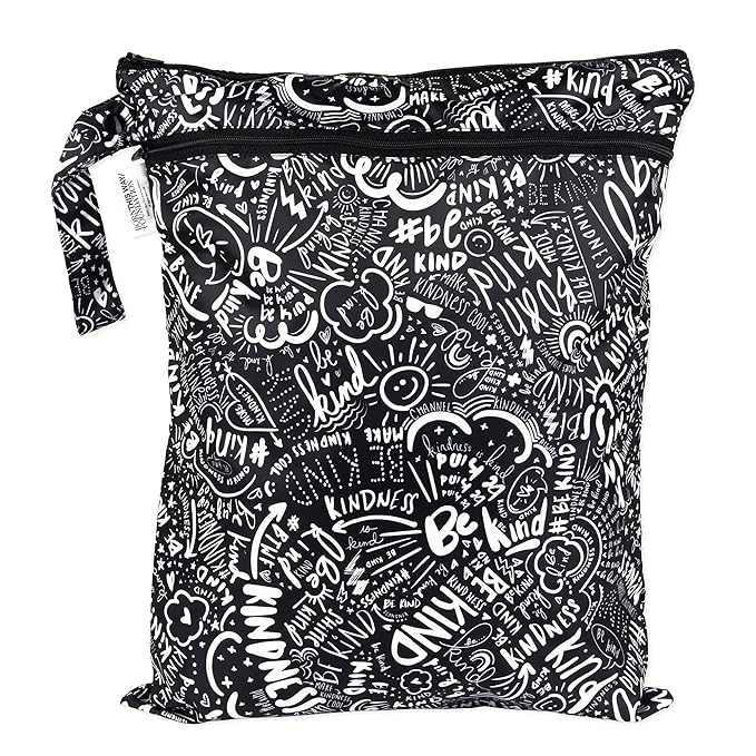 Bumkins Waterproof Wet Dry Bag for Baby, Swim Suit, Cloth Diapers, Pump Parts