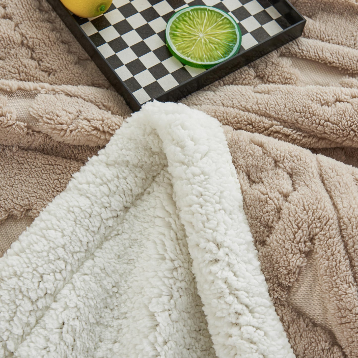 LEVINIS Large Bohemian Bed Blankets 80'' × 90'', Ultra Soft Aztec Blankets for All Season, Cozy Plush Bohemian Throw Blanket for Bed/Couch/Sofa/Office/Camping, Camel