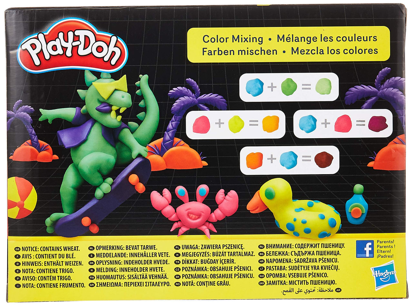 Play-Doh 8-Pack Neon Non-Toxic Modelling Compound Set, Creative Toys for 2+ Year Olds, Arts and Crafts