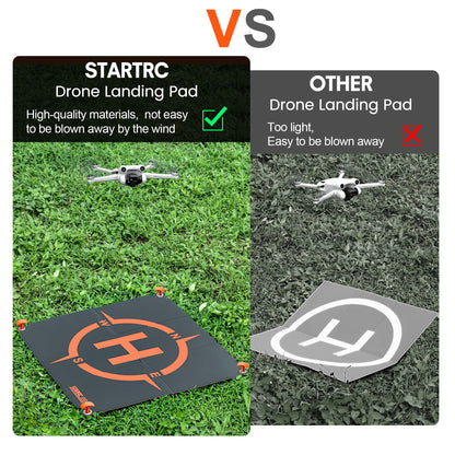 STARTRC Drone Landing Pad Pro, Waterproof Portable Helipad for DJI Neo/Mini 4 Pro/Mini 4K/Mini 2 SE/Avata 2/Air 3/Mini 3 Pro Drone Universal(22-inch/55cm)