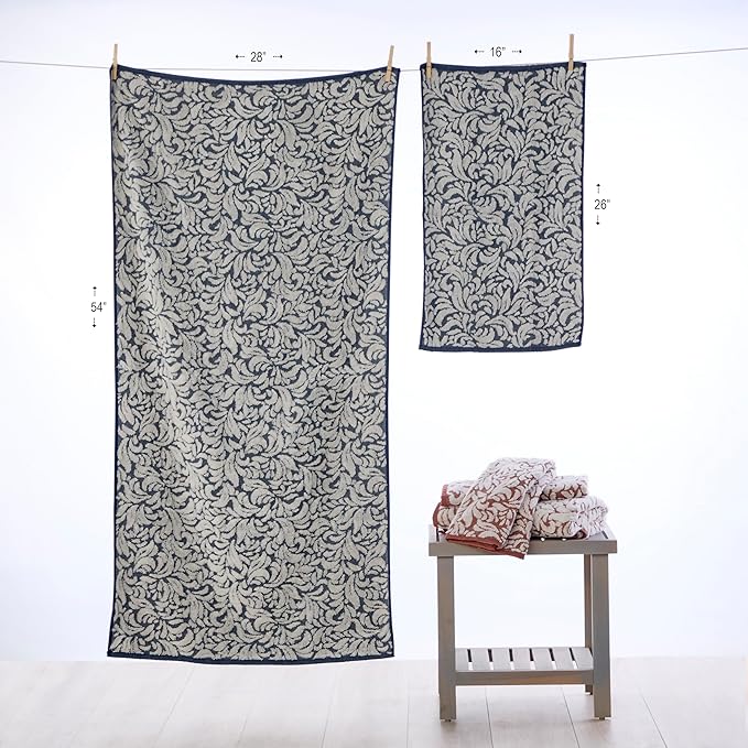 SKL Home Renan 100% Turkish Cotton Premium Bath Towel, 600 GSM, Soft &