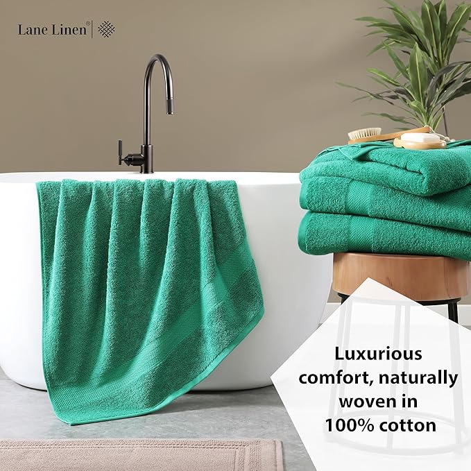 LANE LINEN Bath Towels Pack of 4