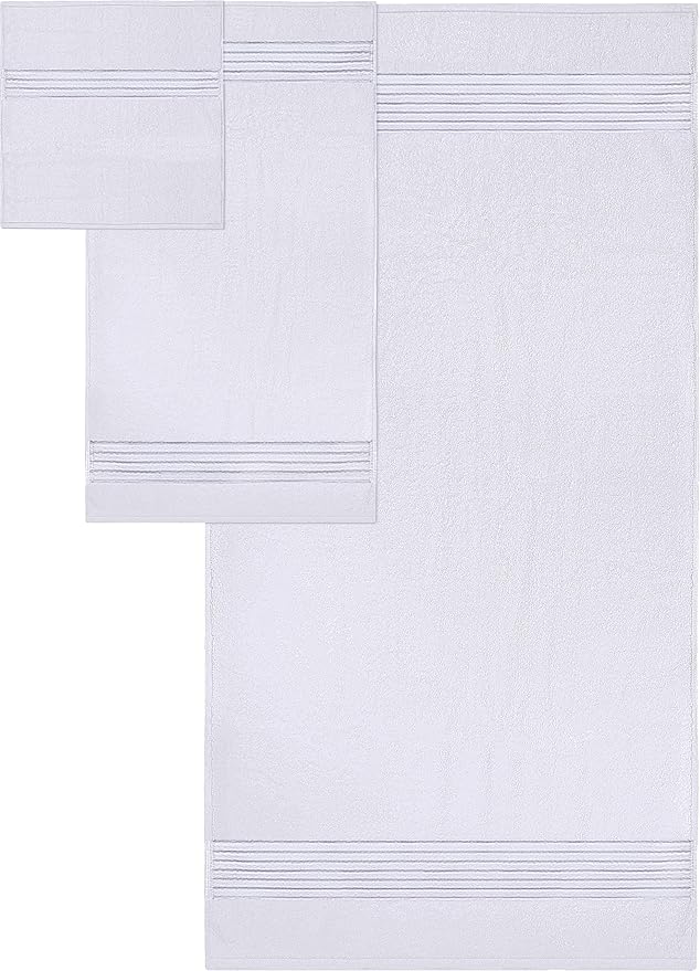 Utopia Towels 8 Piece Premium Towel Set, 2 Bath, 2 Hand, and 4 Washcloths