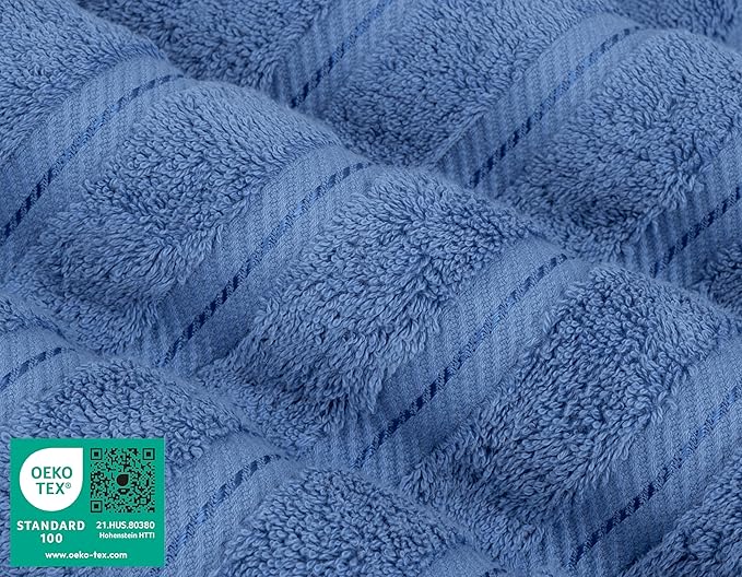American Soft Linen Luxury 4 Piece Bath Towel Set, 600 GSM 100% Cotton Turkish