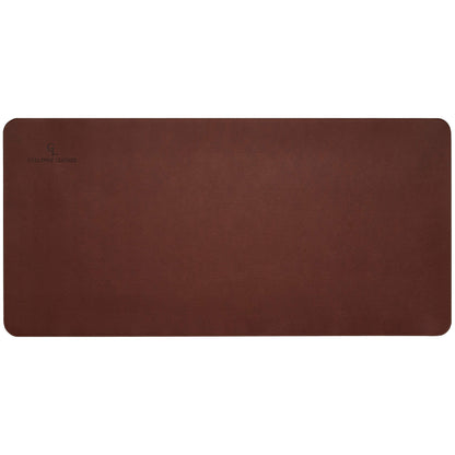 Gallaway Leather Desk Mat, Office Writing Desk Pad, Large 36" x 17" Dark Brown, for Top of Desks, Gift Ready Elegant Computer Desk Cover Protector PU Leather