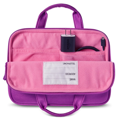 NuPro Zipper Sleeve for Fire HD 8 Kids Edition tablet, Purple/Pink