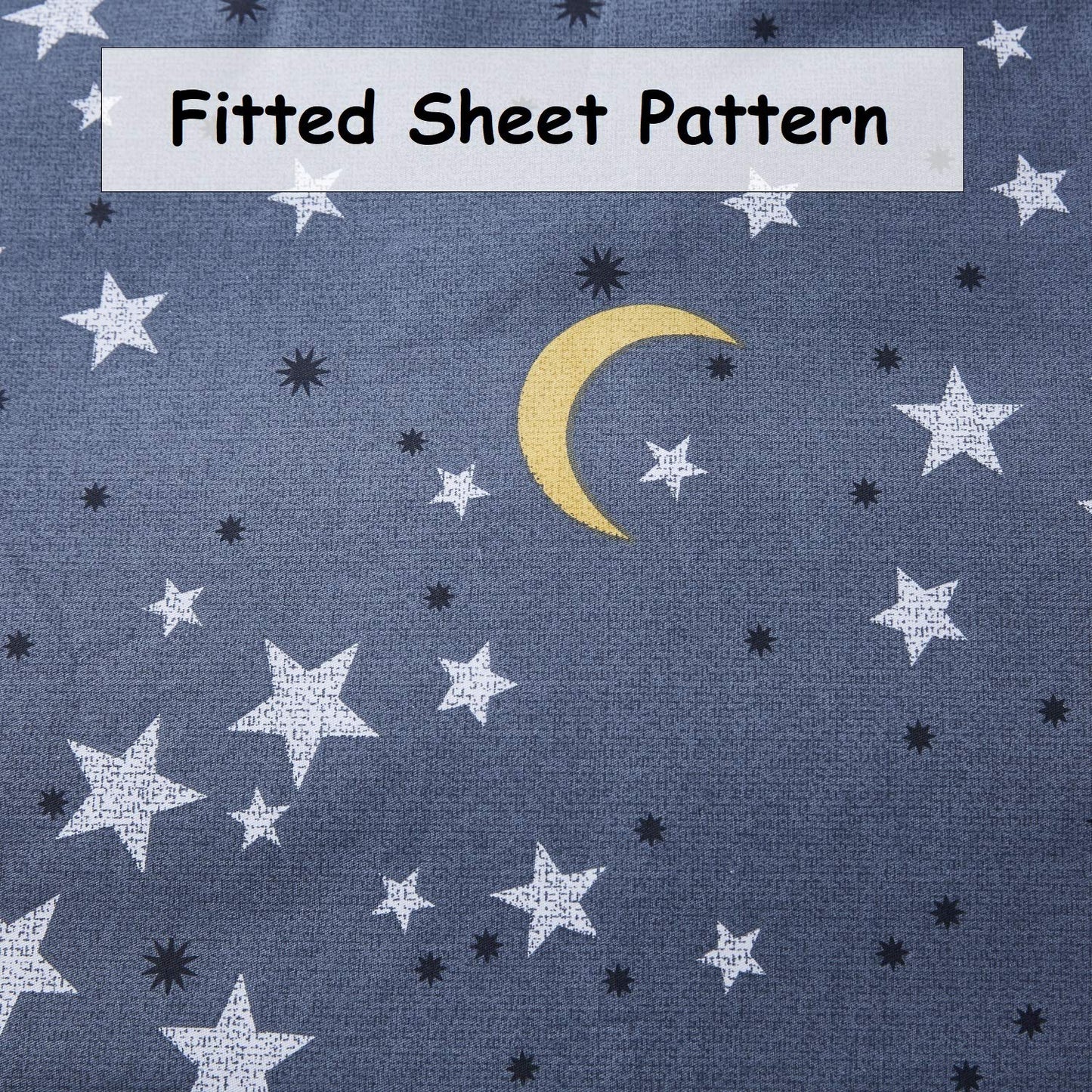 Brandream Kids Bedding Sets Full Size Astronaut Space Galaxy Boys Bed Sheet Set Deep Pockets Grey Bed Sheets Pillow Cases Set 100% Cotton 4-Piece