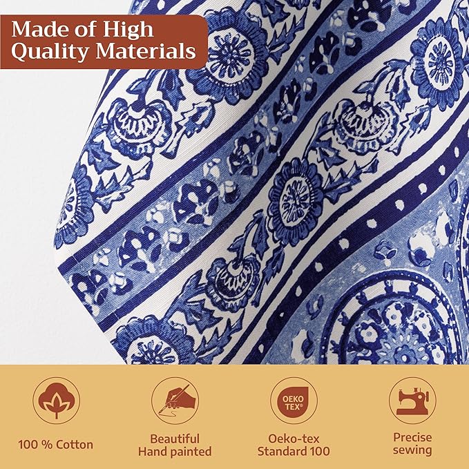 Maison d' Hermine Kitchen Towels Set of 3 100% Cotton 27.50" x 20" Reusable