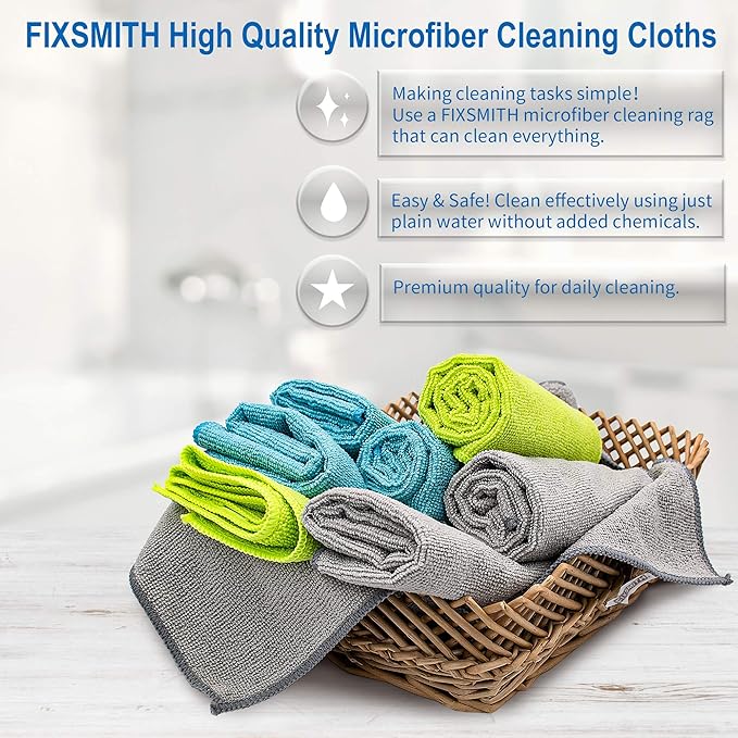 FIXSMITH Microfiber Cleaning Cloth