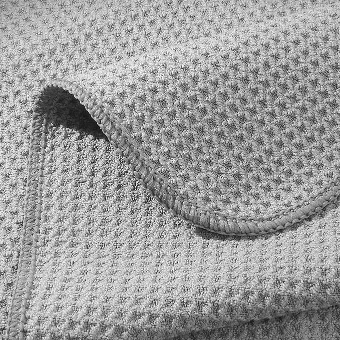 POLYTE Premium Microfiber Kitchen Dish Cloth Waffle Weave 12 Pack