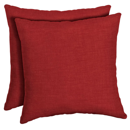 Arden Outdoor Toss Pillow, 2 Pack, 16 x 16, Rain-Proof, Fade Resistant Pistachio Botanical