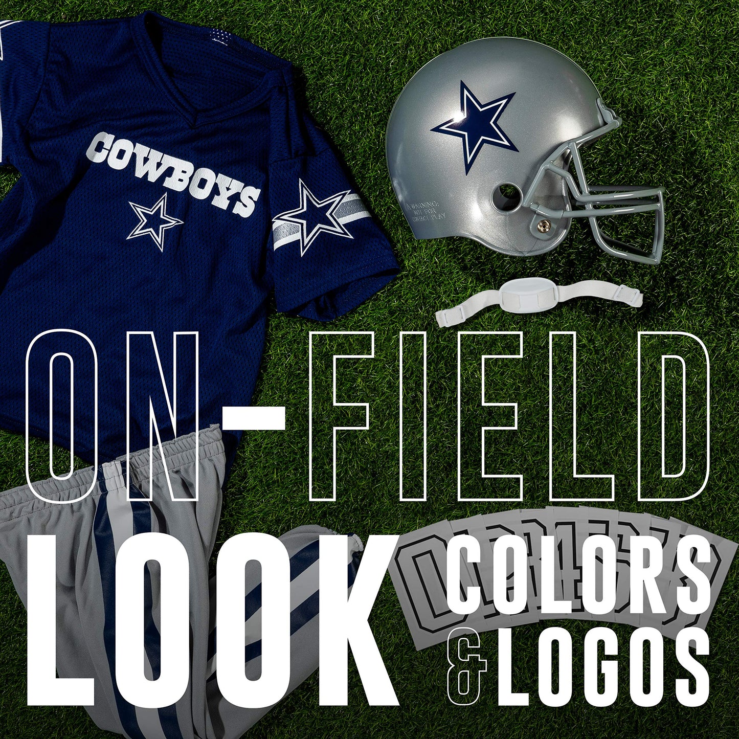 Franklin Sports NFL Dallas Cowboys Boy's Uniform Set, Medium