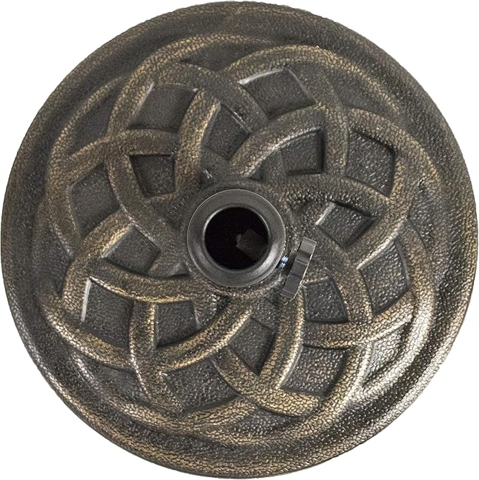 BACKYARD EXPRESSIONS PATIO · HOME · GARDEN 911554 21 Pound Umbrella Base, Bronze