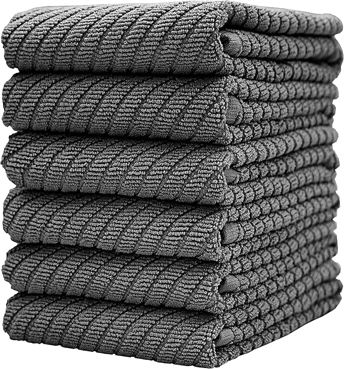 Premium Kitchen Towels | Large Cotton Kitchen Hand Towels | Dish Towels |